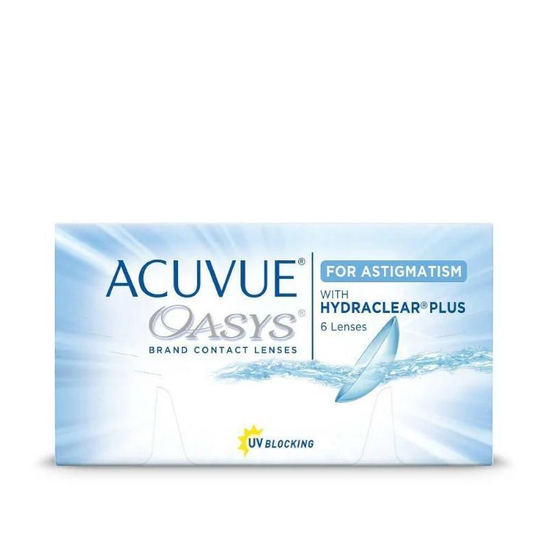 Acuvue Oasys for Astigmatism (6 pcs) contact lens pack
