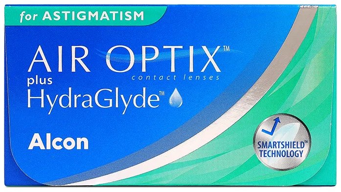 AIR OPTIX® plus HydraGlyde® for Astigmatism (3 pcs) contact lens pack