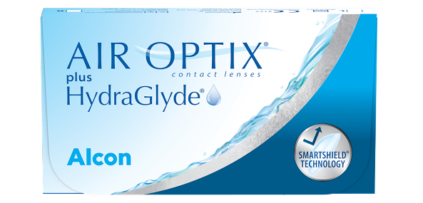 AIR OPTIX® plus HydraGlyde® Monthly (3 pcs) contact lens pack