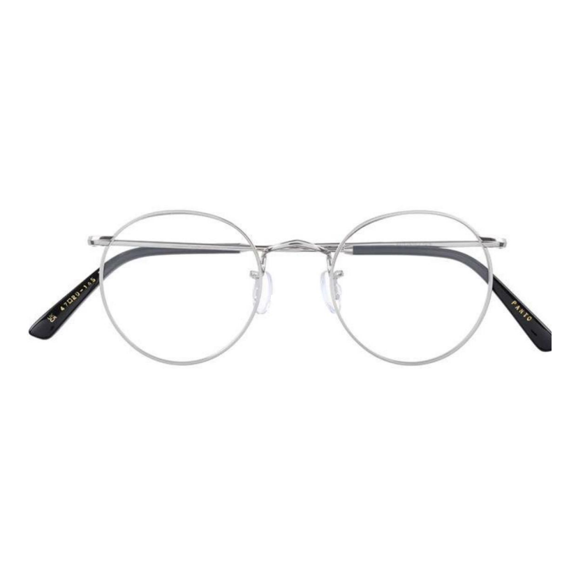 Savile Row Panto 49-20 Black/Silver eyeglass frame