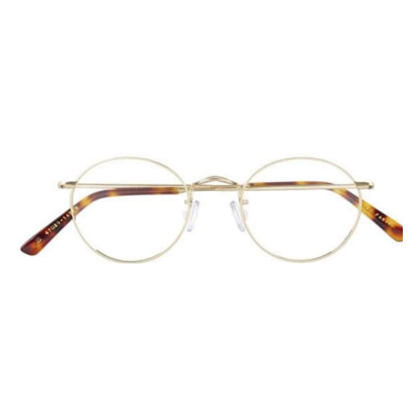 Savile Row Shallow Panto 47-20 Tortoise/Gold eyeglass frame