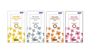 SEED Monthly Color Lens UV (2 pcs) contact lens pack