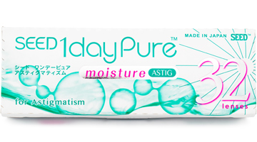 SEED 1dayPure™ Moisture Astigmatism (30 pcs) contact lens pack